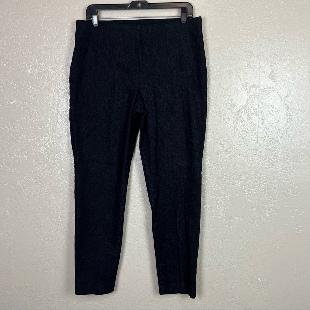 Ralph Lauren Jeans Co. Sz 10 Stretch Ankle Jeans/Leggings‎ Dark Blue Denim